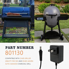 YAOAWE adapter long 16.4-foot cord stretched out for flexible grill placement