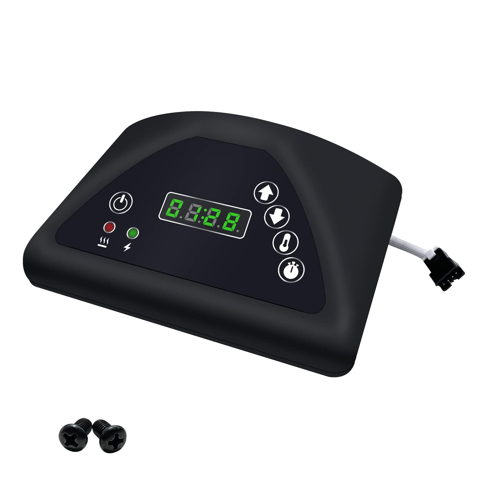 YAOAWE front control panel showing buttons and LED display for quick temperature viewing