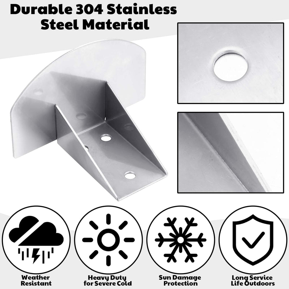 Detailed view of Yaocom guard base with double-sided foam gasket and screw gasket for watertight seal