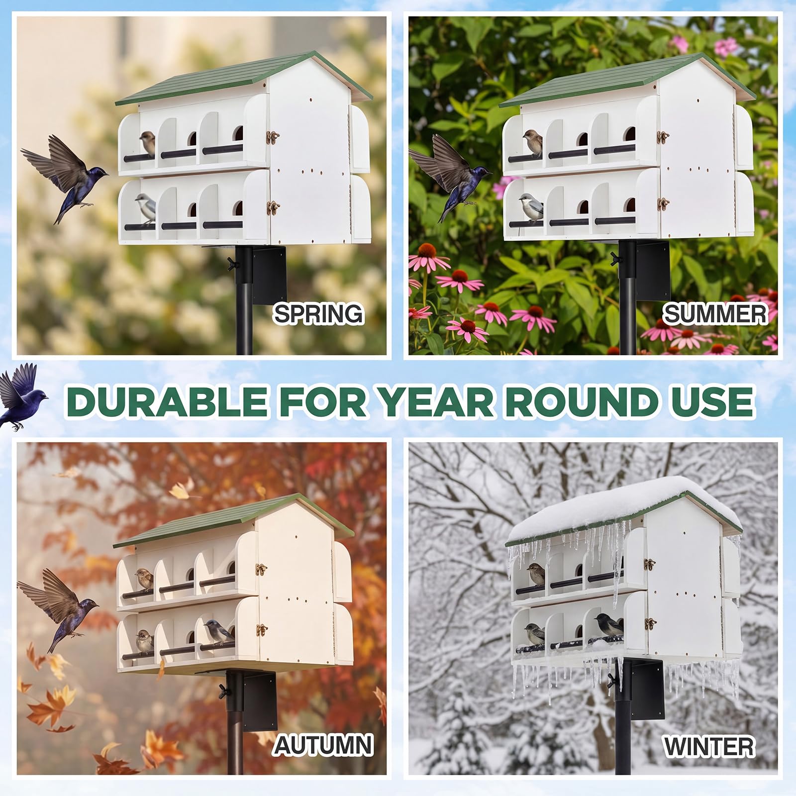 Yaocom open compartment showing cleaning access for quick nest checks