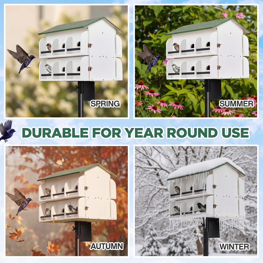 Yaocom open compartment showing cleaning access for quick nest checks
