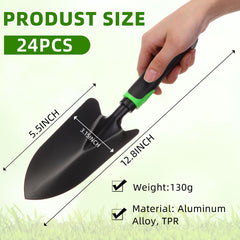 Yaocom closeup of aluminum alloy blade, durable for digging tough soil