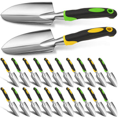 Yaocom front view of the 12-pack hand trowels showing compact storage and value