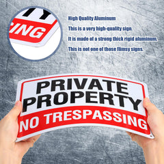 Yaocom sign mounted on a gate showing secure property protection benefit