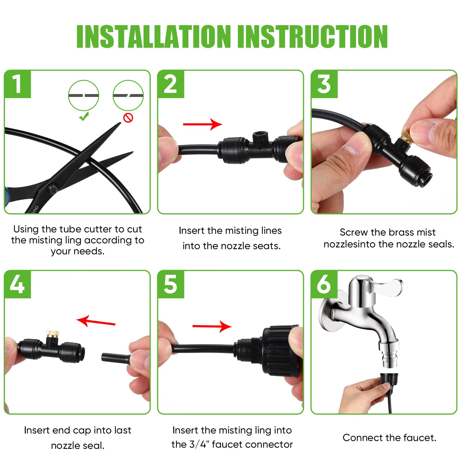 Yaocom PE antioxidant adapter detail showing durable faucet connection and leak prevention