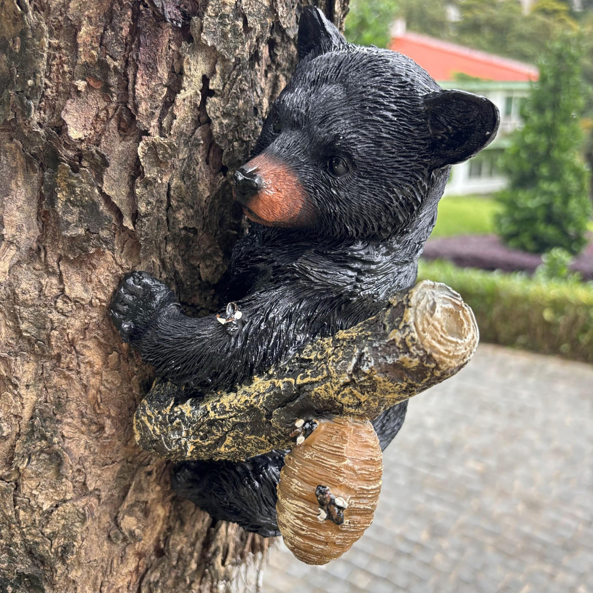 Yaoemei front view of bear cub showing lifelike expression and curb appeal