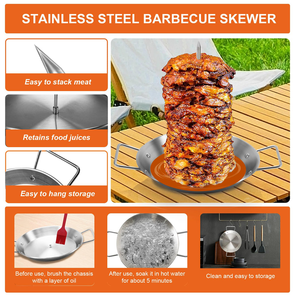 yaokvide skewer roasting meat in oven for even rotisserie-style results