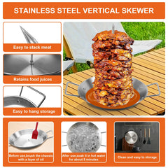 yaokvide comparison of 8, 10 and 12 inch spikes for flexible oven fit
