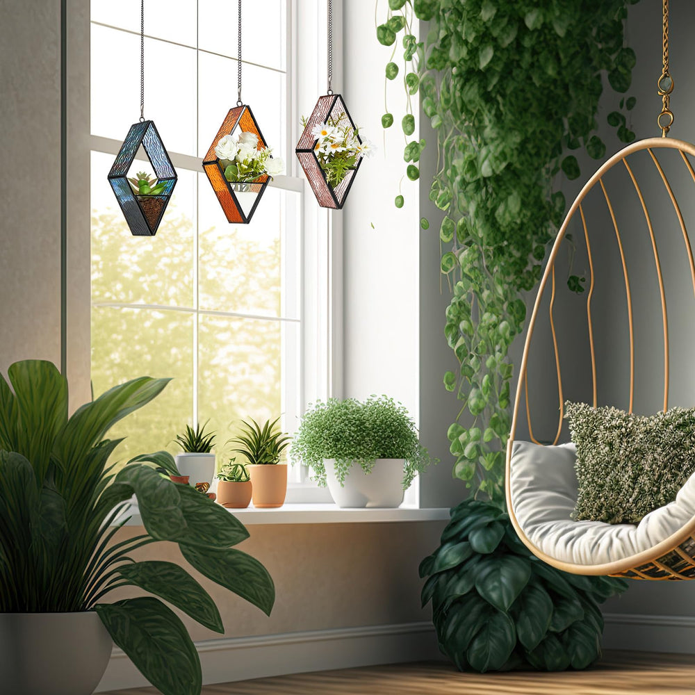 Yaomiao tabletop styling with plants illustrating decorative versatility