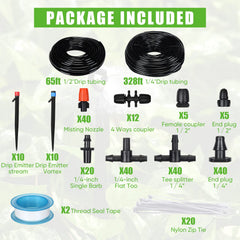 Yaomiao 1/2 inch main hose extended to show length and durable material benefit