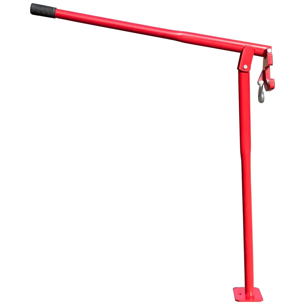 Yararday front view of 36-inch T-post puller showing full tool and portability benefit