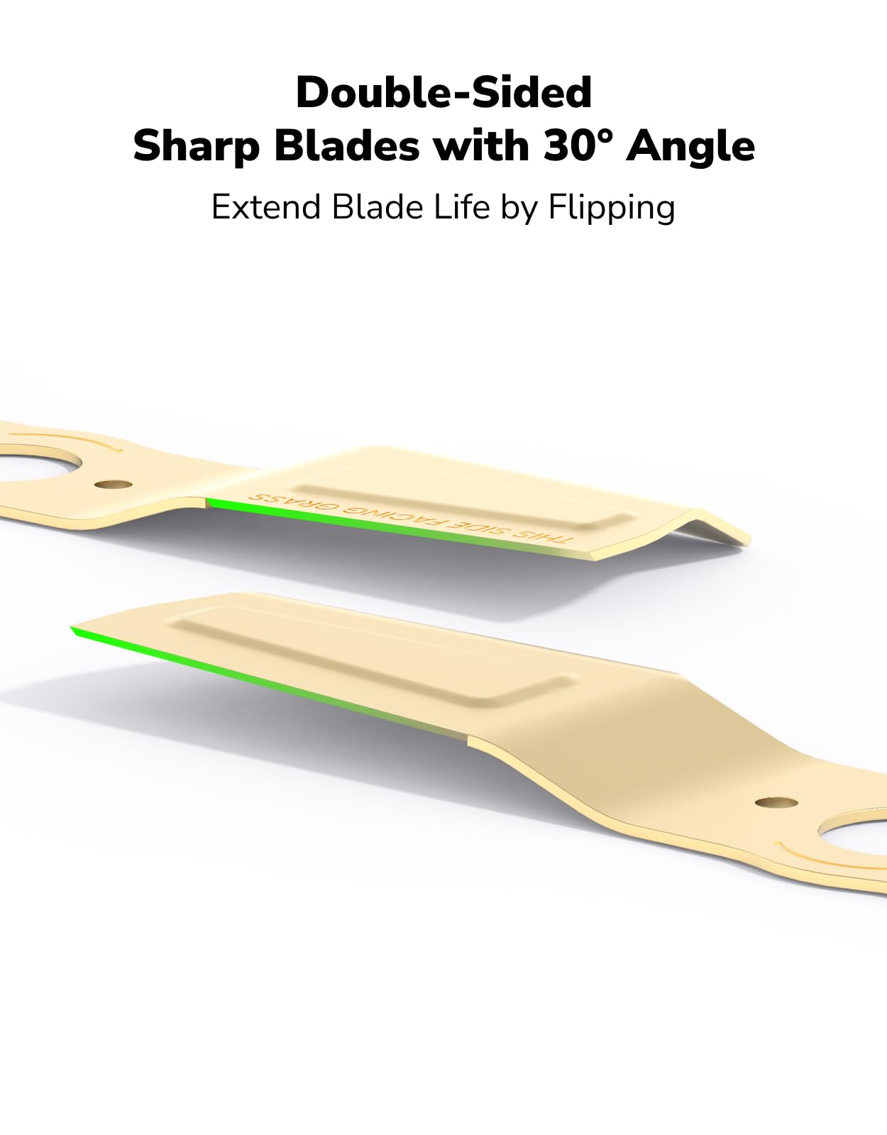 YARBO blades installed on Pro Module demonstrating fit and restored cutting capability