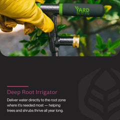 Yard Butler hose connection demonstrating easy, leak-resistant fit