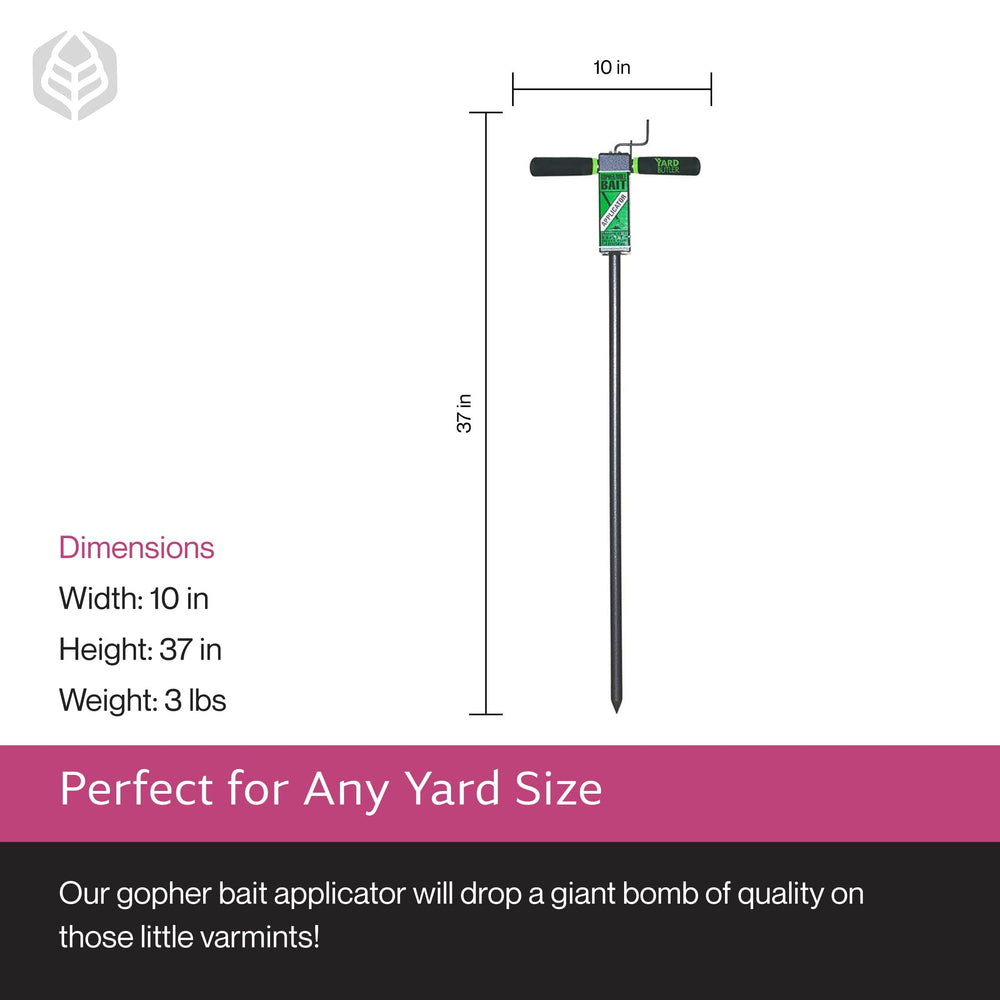 Yard Butler label and markings on tool showing durable construction and user guidance