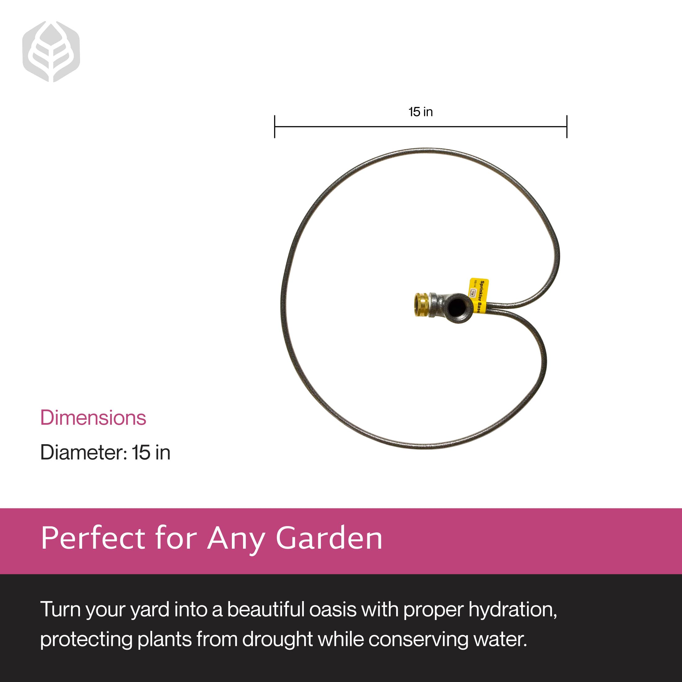 Yard Butler powder-coat texture highlighting weather-resistant finish benefit
