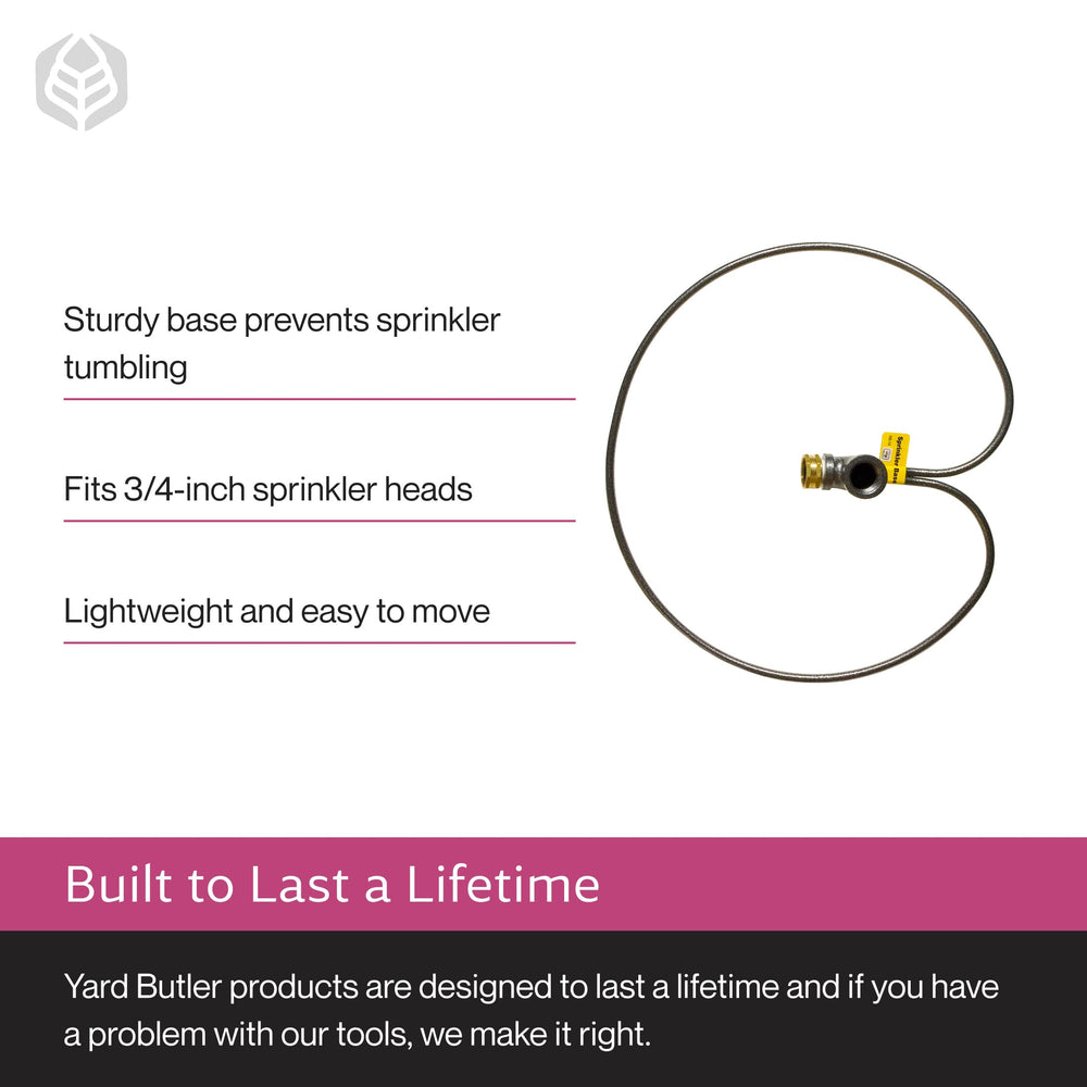 Yard Butler side profile on lawn providing tip-resistant stability benefit