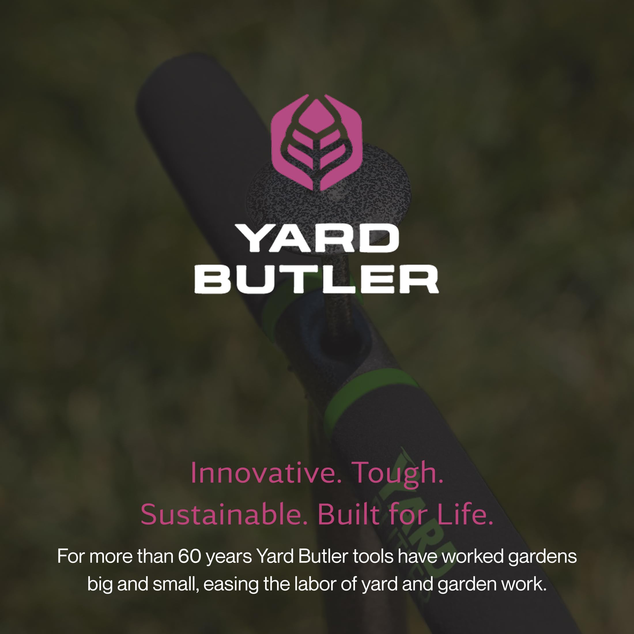 Yard Butler rust‑resistant steel finish close up for durable outdoor performance
