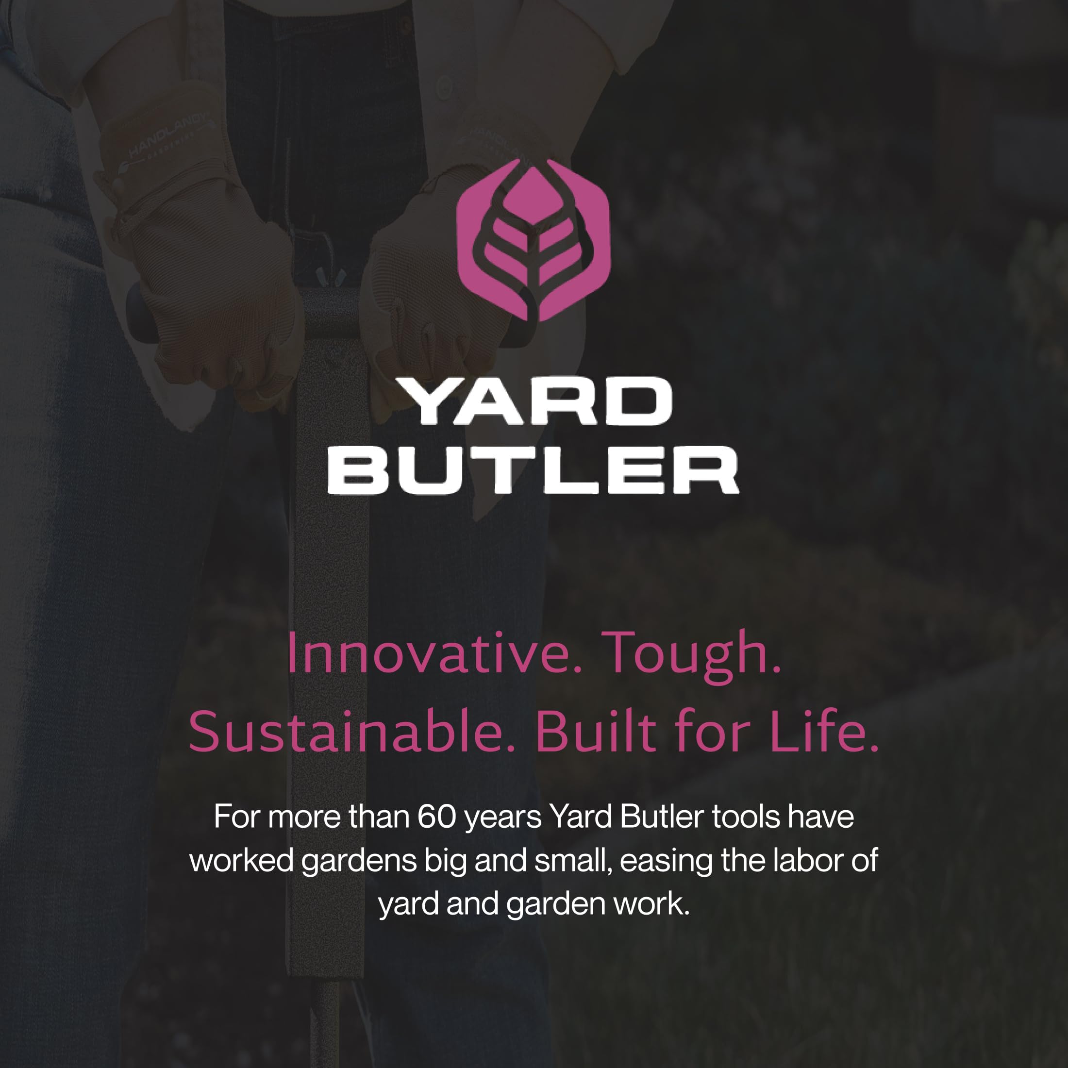 Yard Butler stored in garden shed highlighting long-term durability and tidy storage