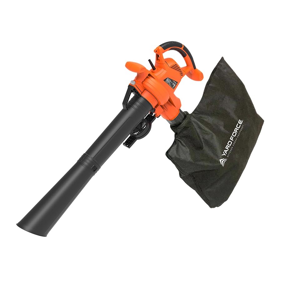 Yard Force nozzle close-up highlighting airflow outlet for precise debris clearing
