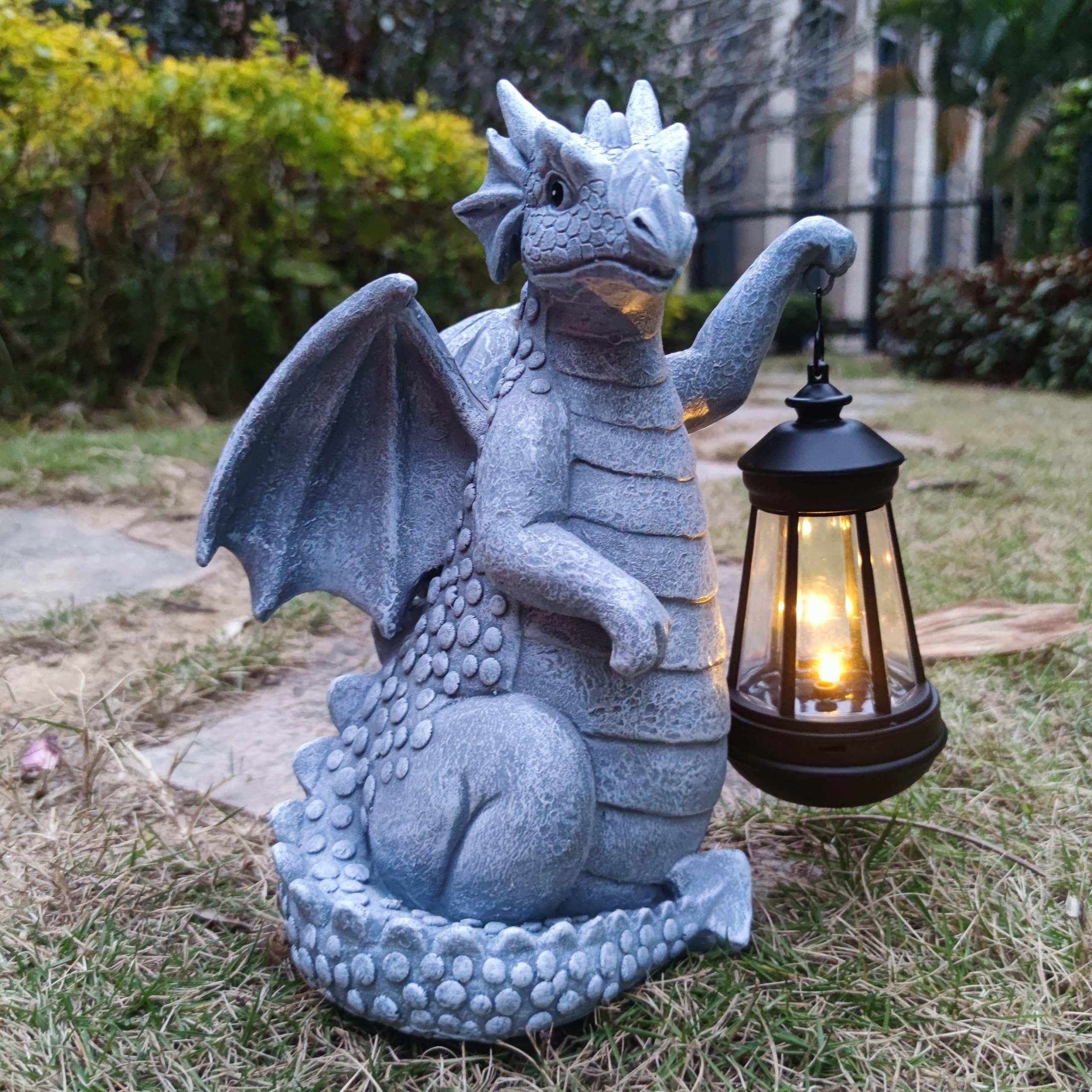 Yardancer dragon close-up detail highlighting sculpted scales and craftsmanship, adds charm