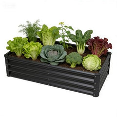 Yardbliss assembled front view showing large planting area and durability