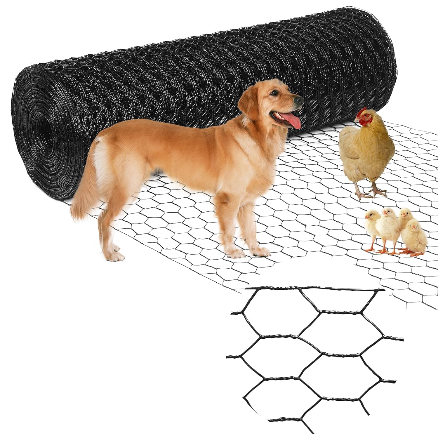 Yardbliss front packaging roll showing length and width for easy planning