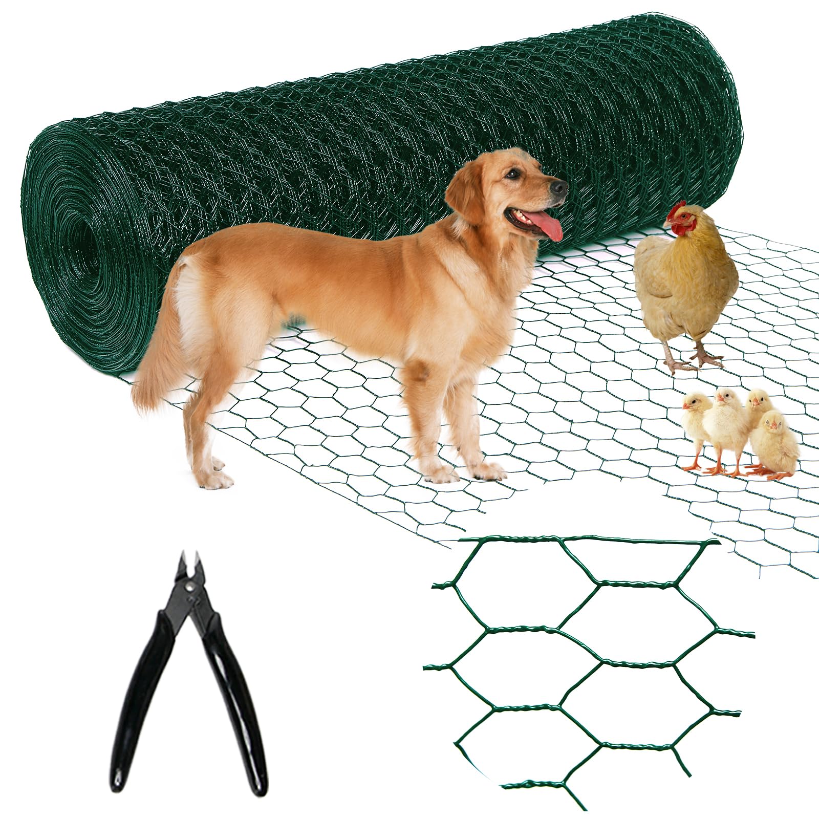 Yardbliss roll front packaging showing length and dimensions for easy selection