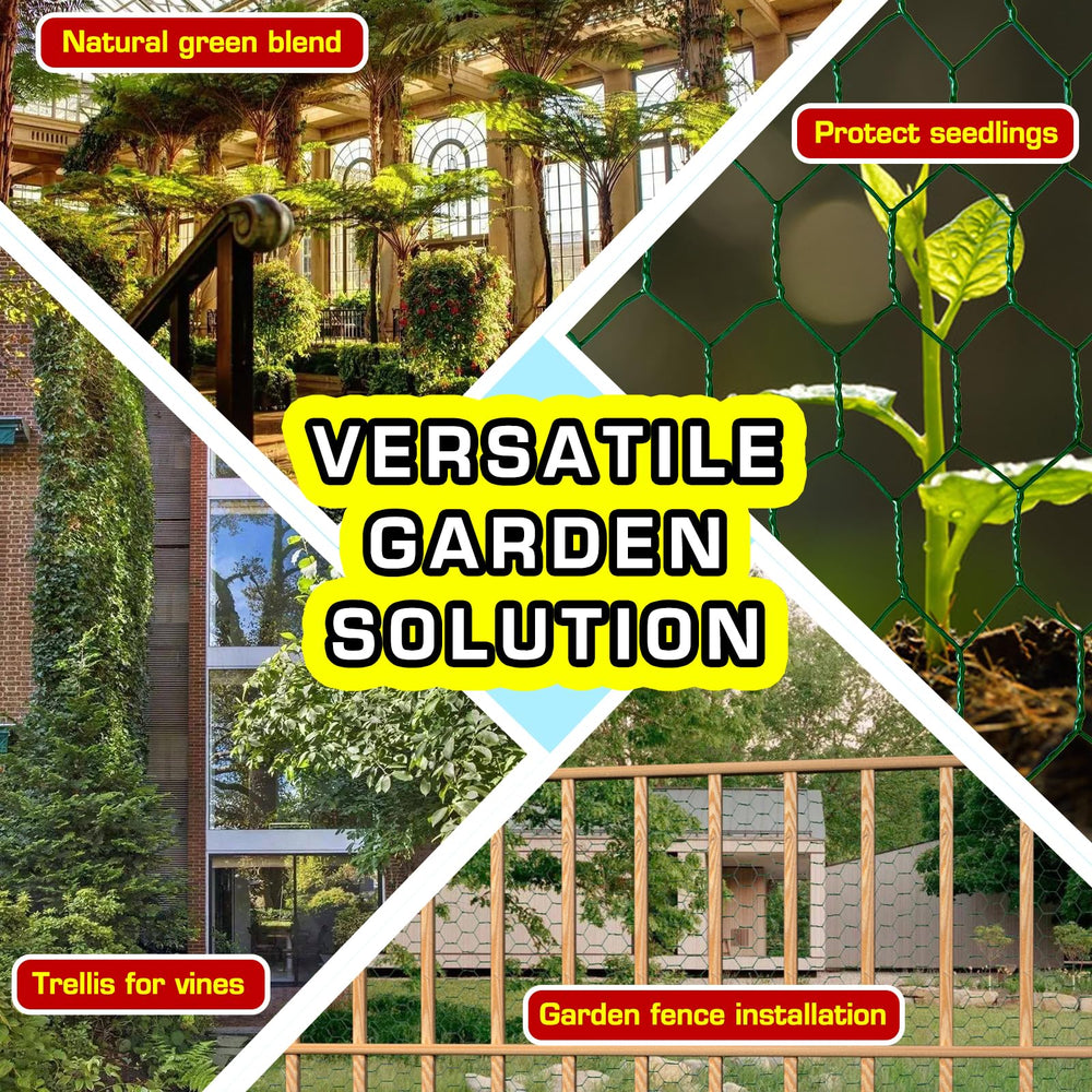 Yardbliss roll beside fence post showing scale and easy installation guidance