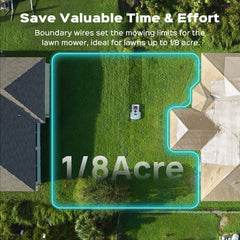 YARDCARE close-up of triple blades showing clean-cut performance benefit