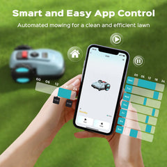 YARDCARE docking station with mower returning for automatic charging benefit