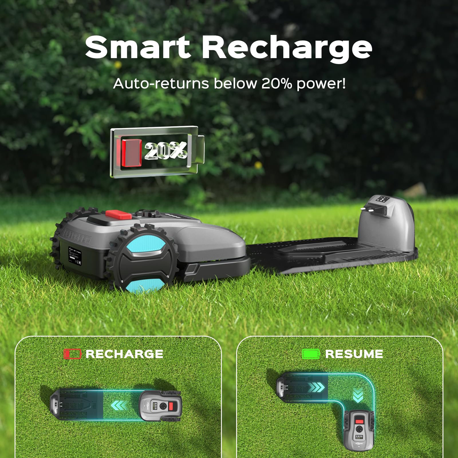 YARDCARE installation accessories including boundary wire and stakes for easy DIY setup benefit