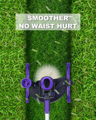 YardEz steel blade detail cutting dense weeds efficiently