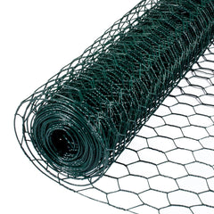 YARDGARD close-up hexagonal mesh detail with galvanized coating for long life