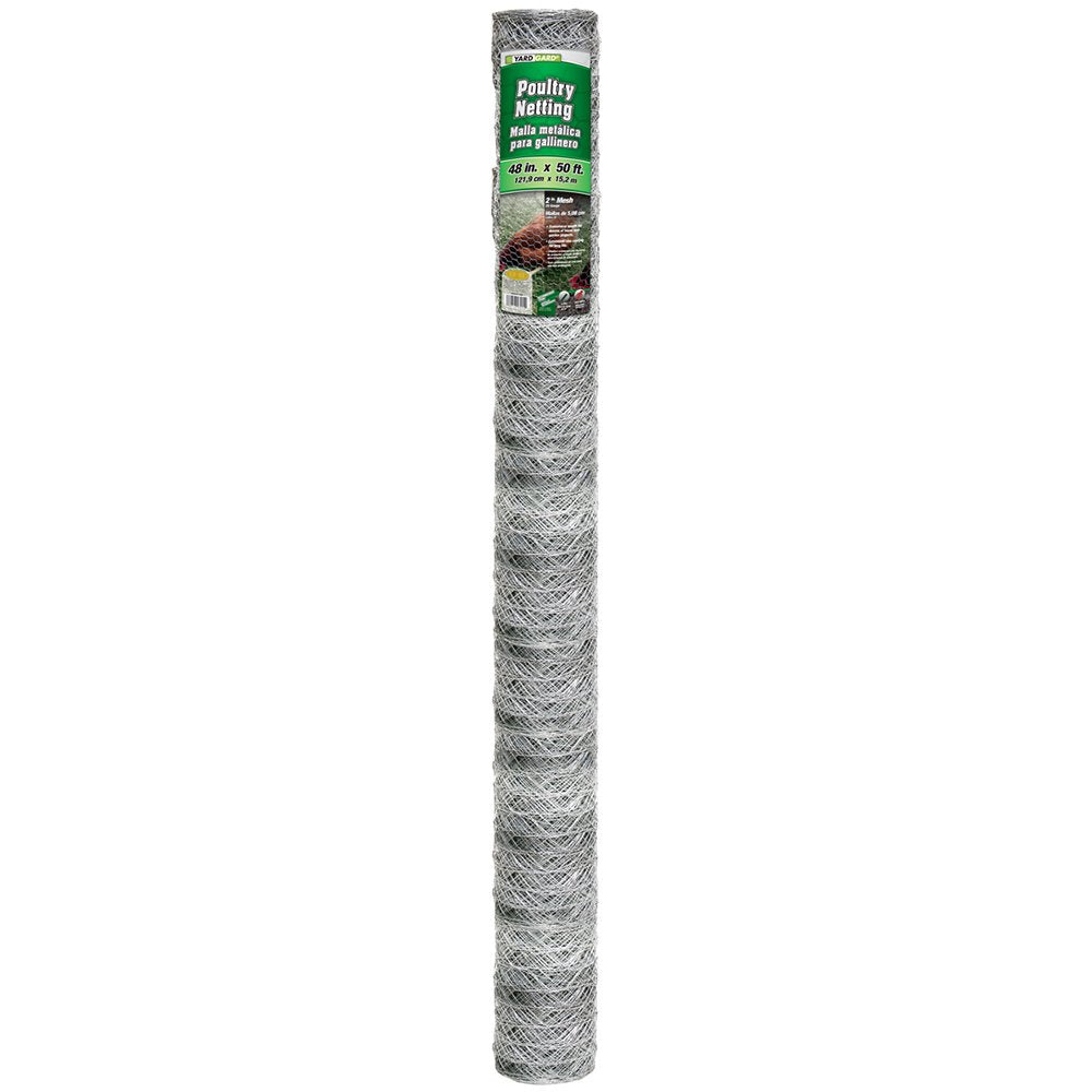 YARDGARD front view of roll showing dimensions and durable finish