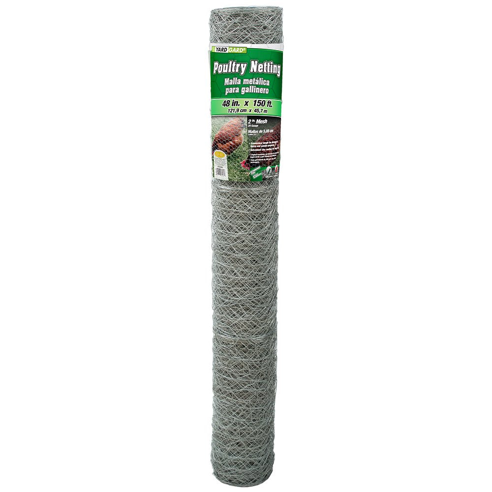 YARDGARD front roll view showing full 48x150 fencing for easy coverage
