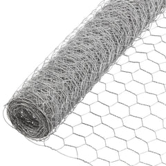 YARDGARD closeup of 1‑inch hexagonal mesh demonstrating rust‑resistant galvanized wire