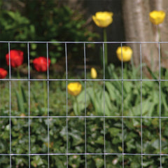 YARDGARD roll installed around garden showing animal protection benefit