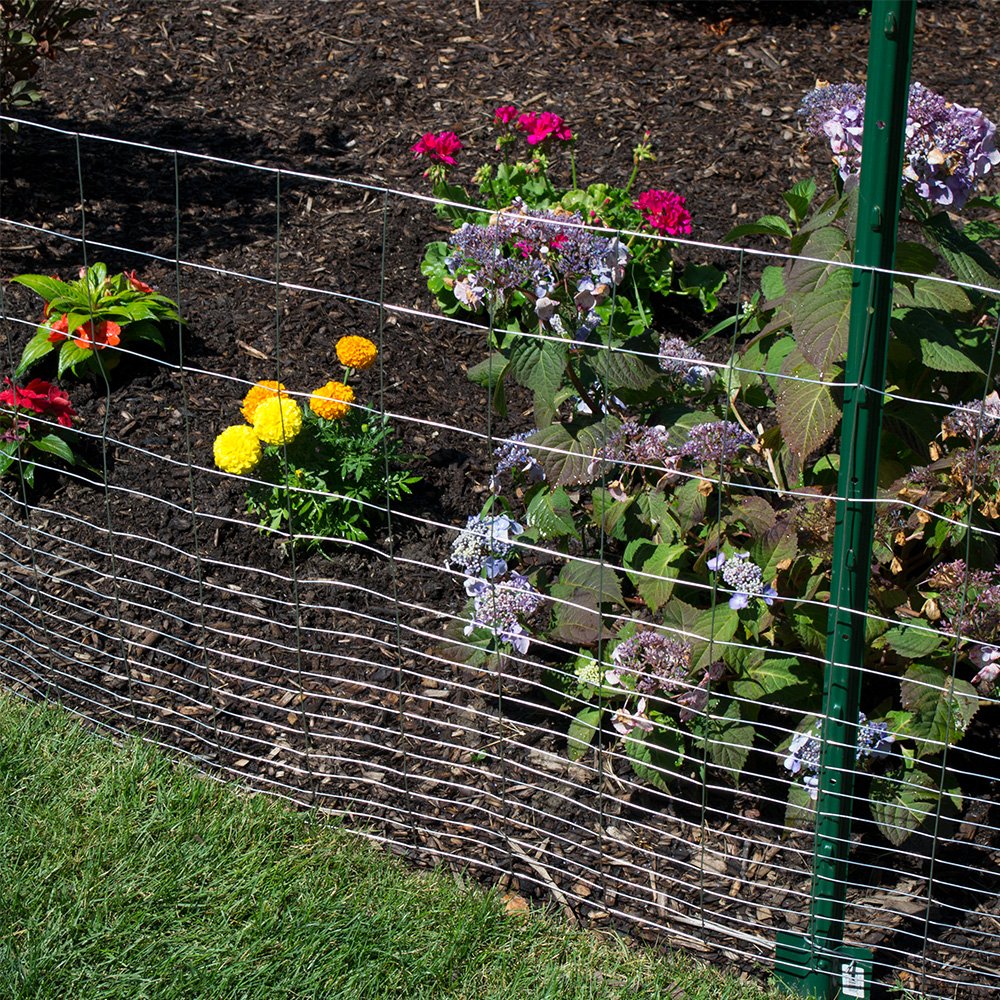 YARDGARD fence roll beside measuring tape showing size and scale advantage