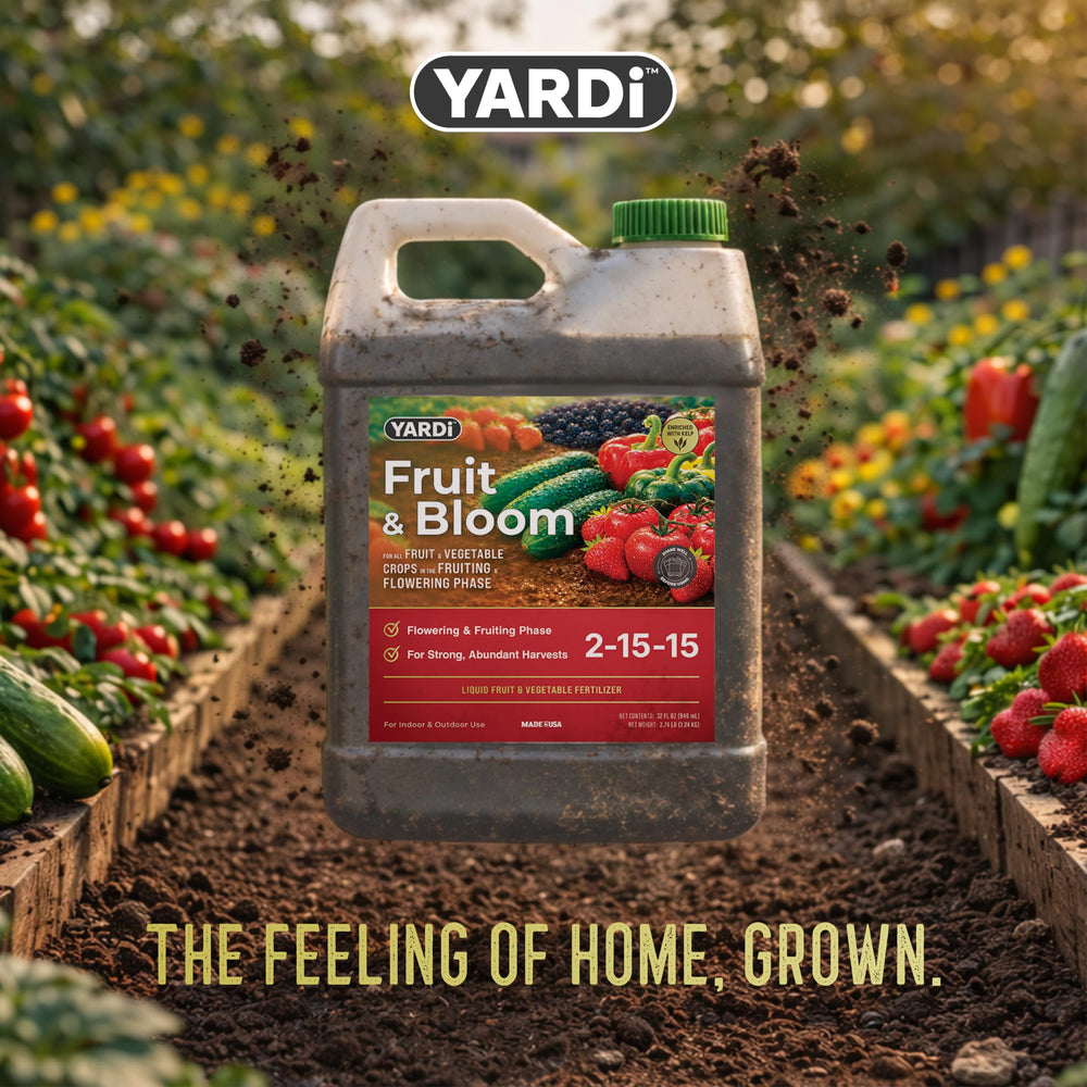 YARDi en huerto familiar mostrando producto práctico para jardinería