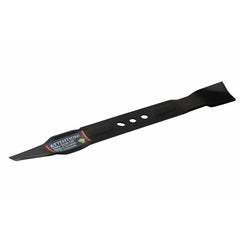 YARDMAX blade beside ruler showing 22 inch scale for correct fit