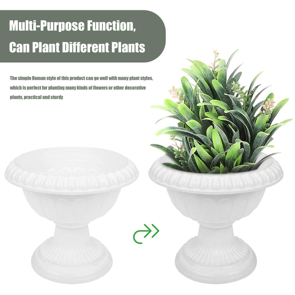 Yardwe nested planters stacked for storage saving space in event supply closets