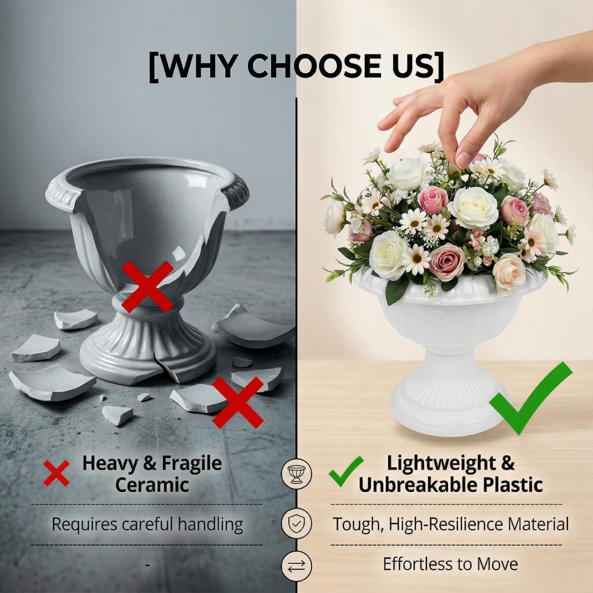 Yardwe wedding table centerpiece displaying cohesive decor and event-ready style