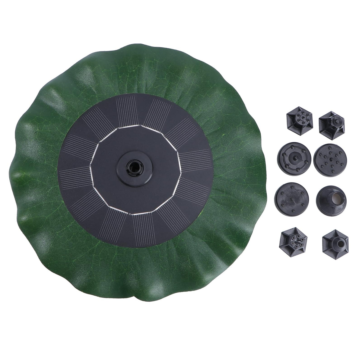YARNOW lotus fountain top view showing design and attractive water movement