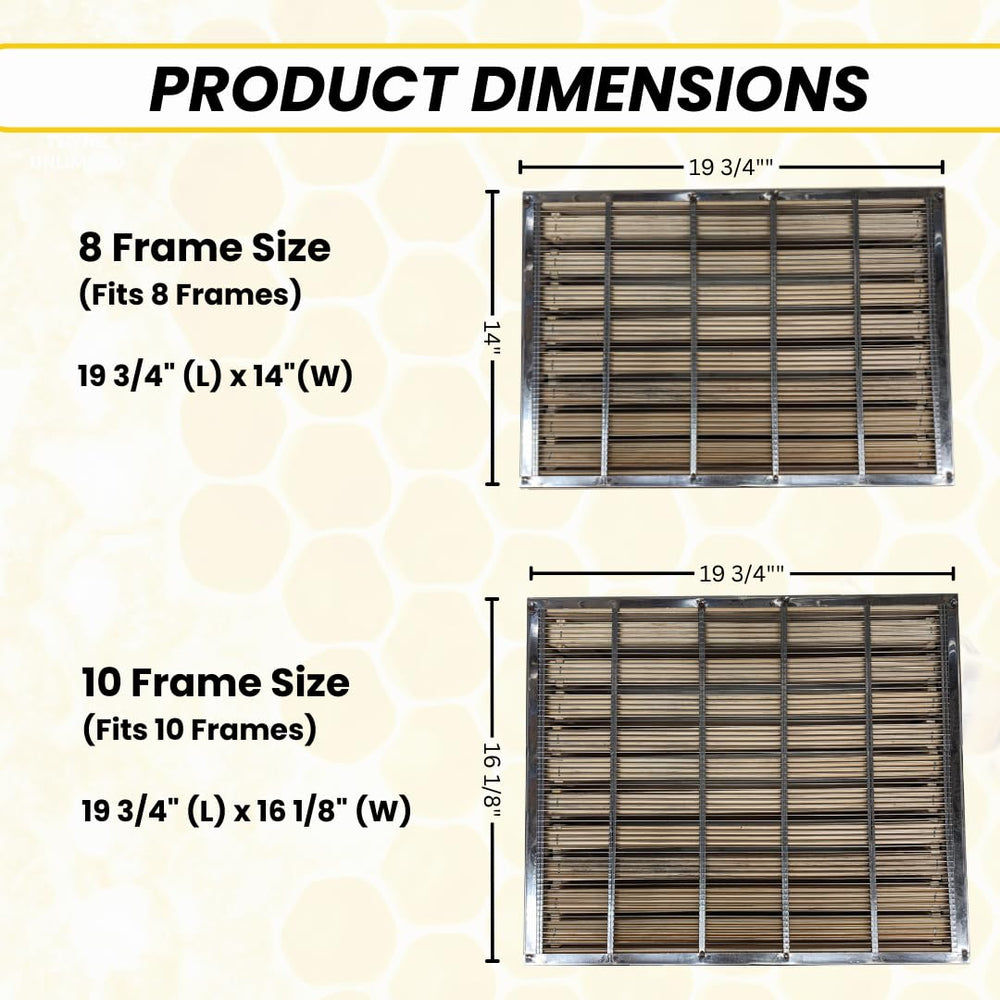 YARRA BEE COMPANY side frame depth detail shows crimped wires and durability benefit