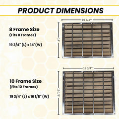 YARRA BEE COMPANY side frame depth detail shows crimped wires and durability benefit