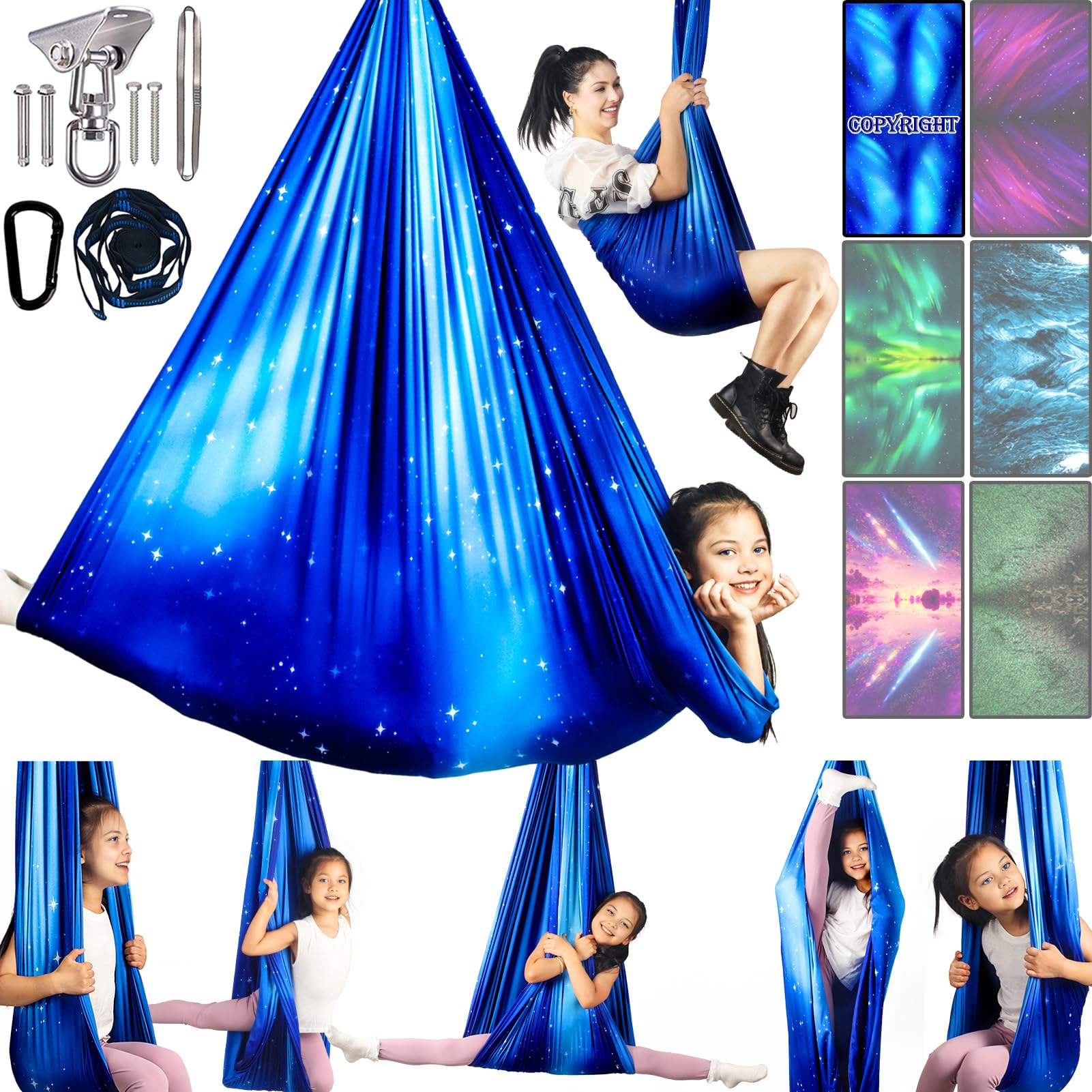 Yatoco front view showing cocoon shape and supportive wrap