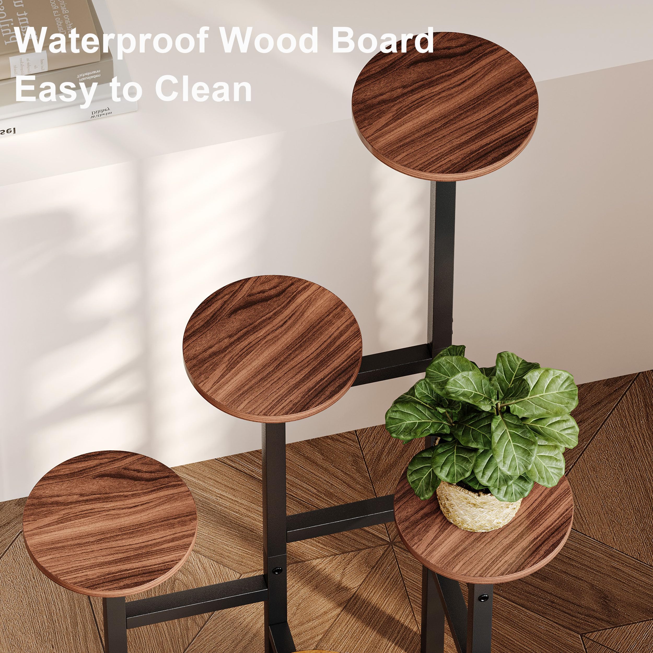 YAUKTAK on balcony with planters demonstrating outdoor-ready styling and versatility