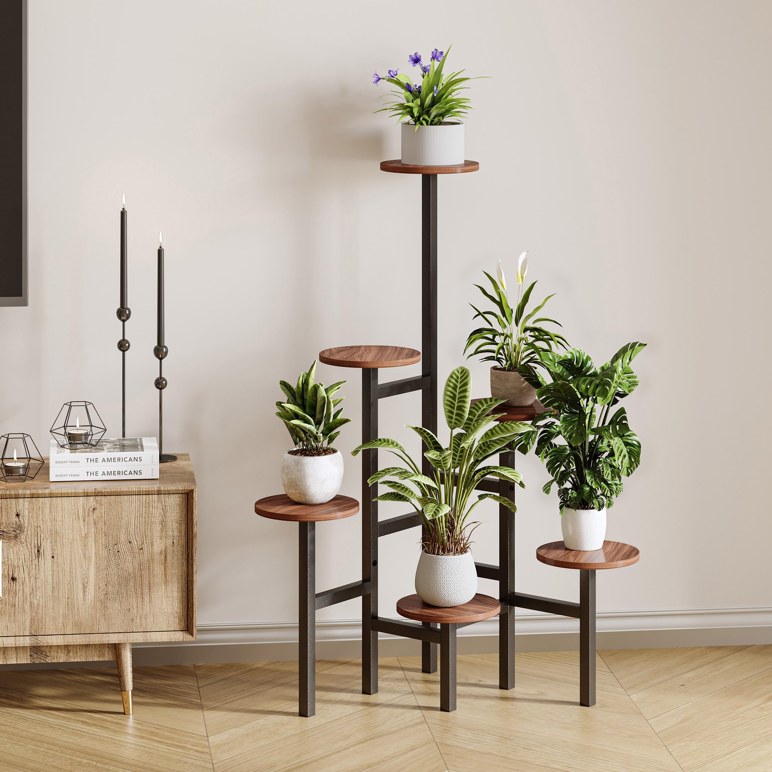 YAUKTAK metal frame closeup highlighting sturdy construction and stable support
