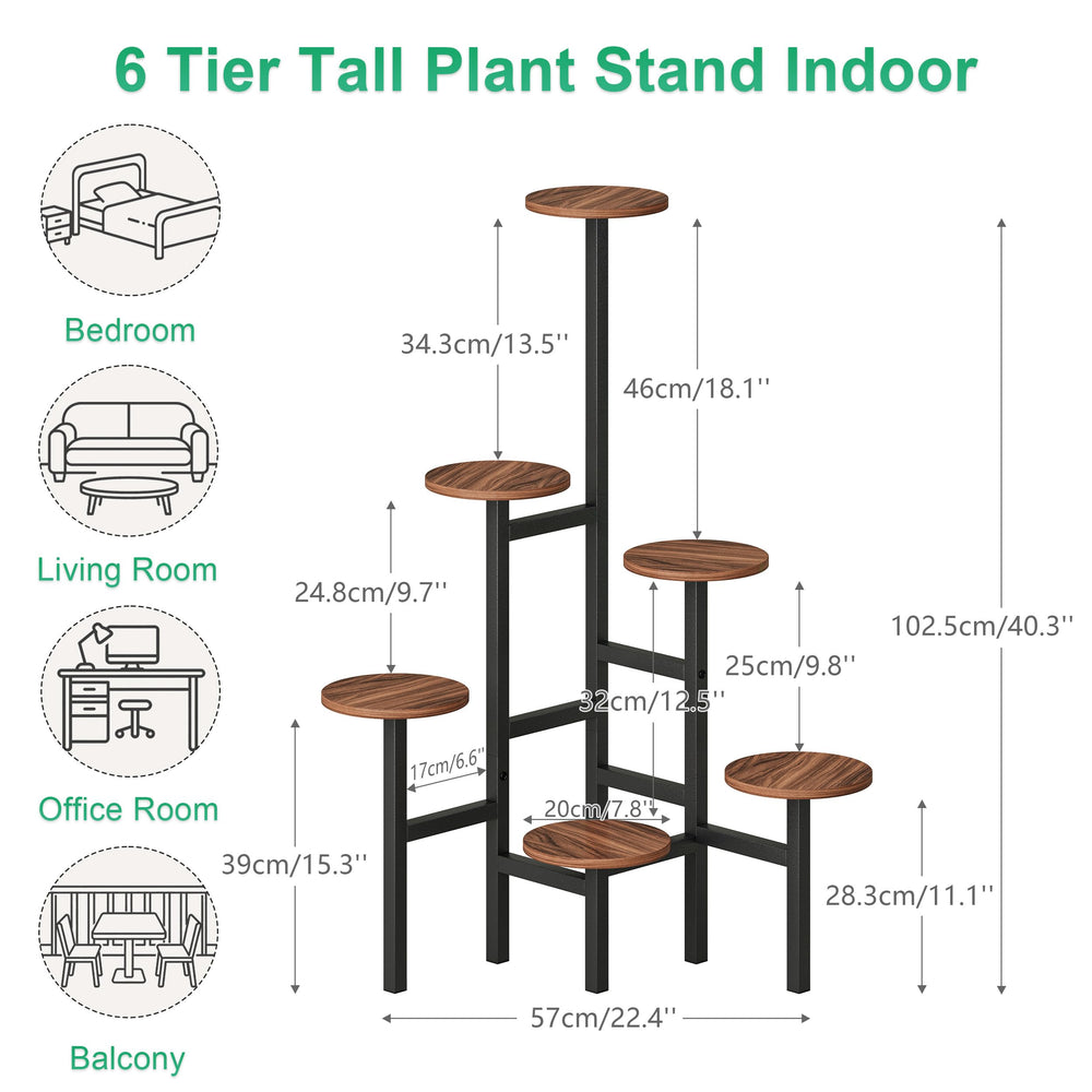 YAUKTAK next to pots for scale showing capacity to hold multiple standard planters