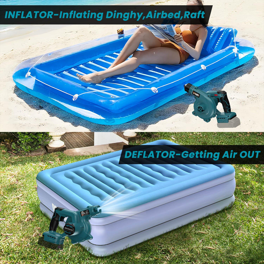 YAWV boquilla de inflado usada en camping para inflar colchones y flotadores